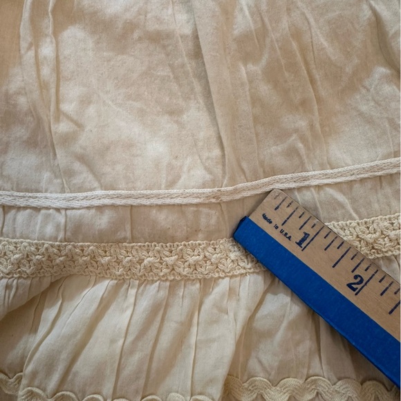 For The Republic pale yellow  skirt Size 10 (z) - Picture 8 of 12